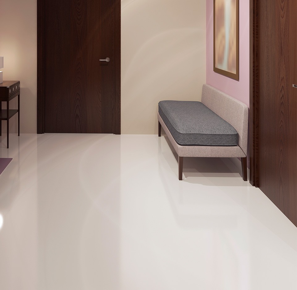 Design of spacious minimalist hallway